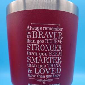 Laser Etched 30 OZ Insulated Tumbler With Lid