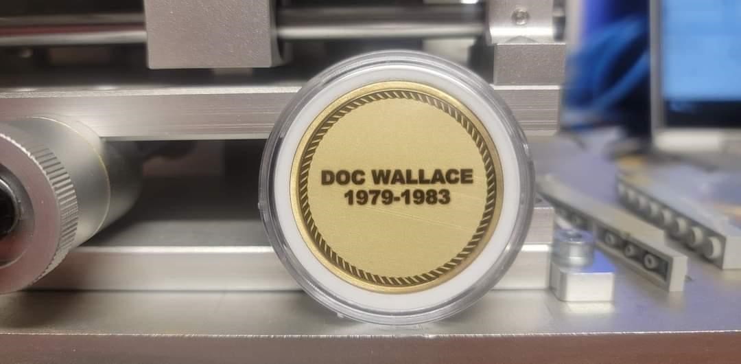 Solid Brass Laser Etched Coin - Image 5