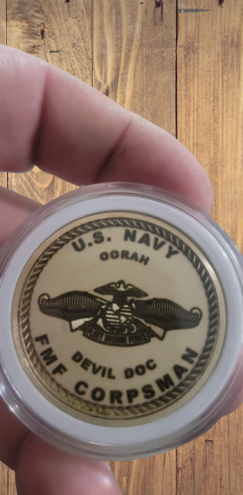 Solid Brass Laser Etched Coin - Image 6