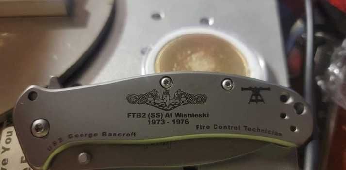 Laser Etched Heavy Duty Pocket Knife for Men or Women