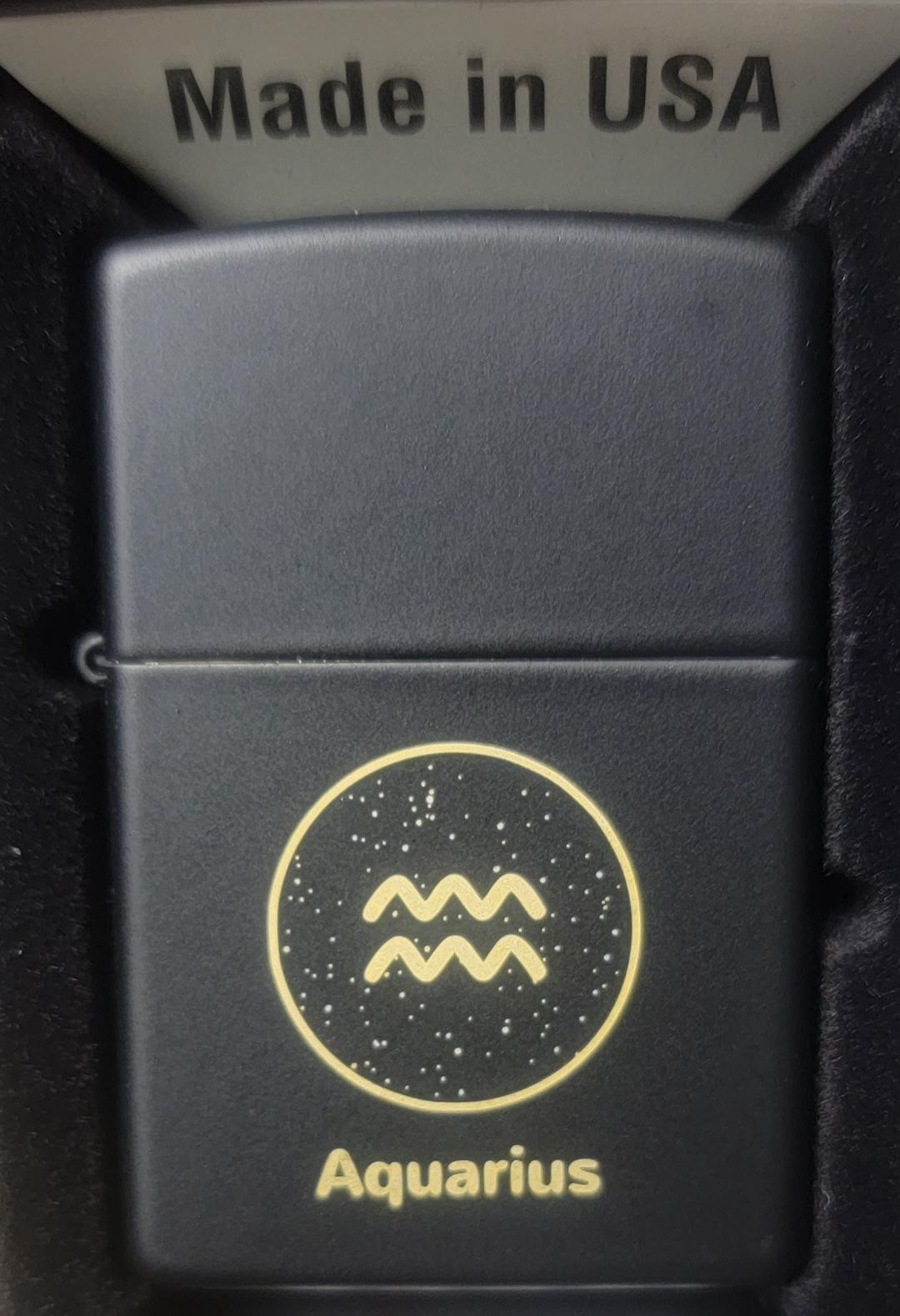 Classic Black Ice Laser Etched Lighter